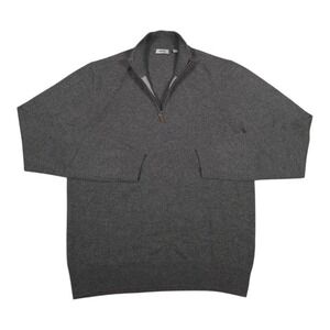 Mette 100% Cashmere 1/4‎ Zip Pullover Sweater Mens XL